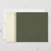 nénuphar blanc belle nuptiale invitations à la dou (Dos)