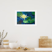 Nénuphar en fleur poster (Keuken)