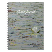 Nénuphar Pond Lake Flower I Carnet spiral (Devant)