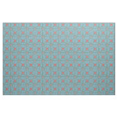 Nénuphars Chic et Libellules sur Tissu Bleu (Fat Quarter)