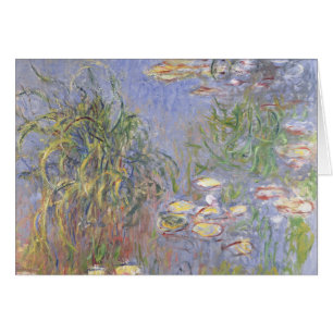 Nénuphars de Claude Monet  , groupe d'herbe