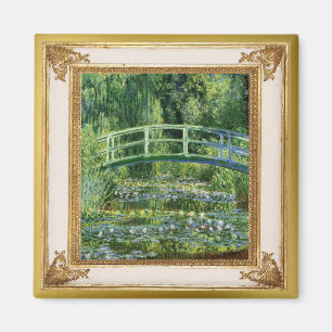 Nénuphars de Monet et aimant de chef d'oeuvre de