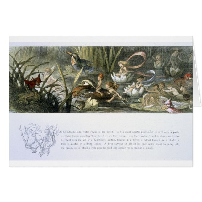 Nénuphars et fées de l'eau, illustration de (Devant horizontal)