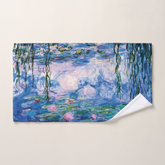 Nénuphars par Claude Monet (Serviette à main)