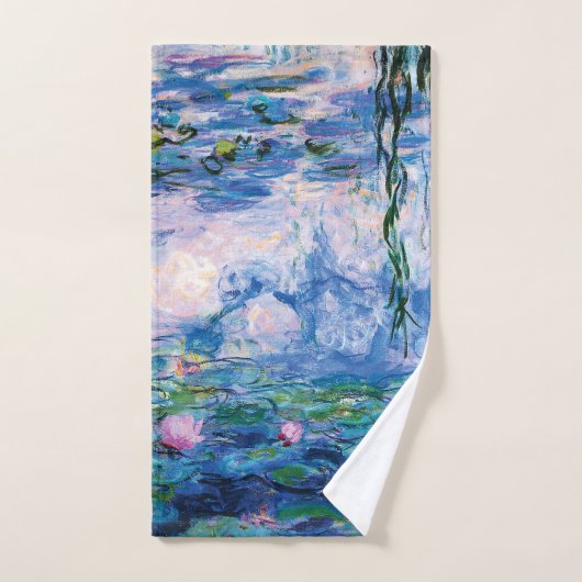 Nénuphars par Claude Monet (Serviette à main)
