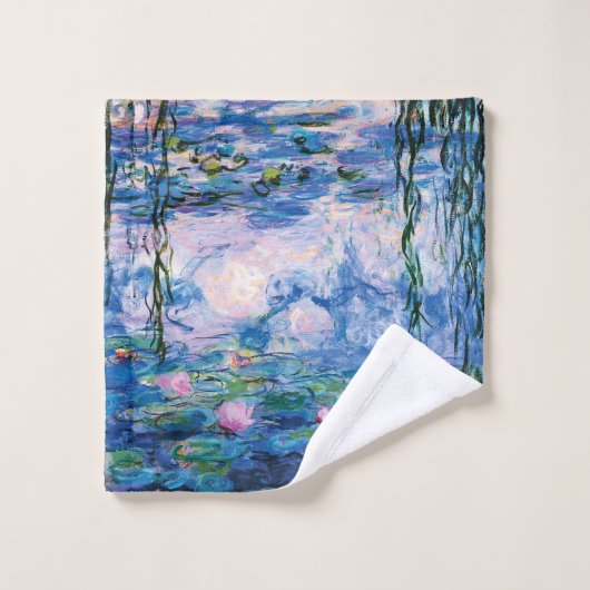 Nénuphars par Claude Monet (Gant de toilette)