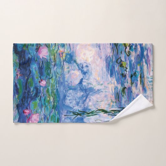 Nénuphars par Claude Monet (Serviette à main)