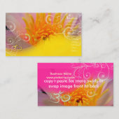 nénuphars Roses + tourbillons de nacre, om Carte d (Devant / Derrière)