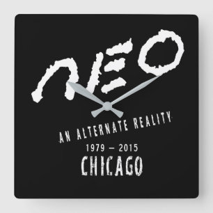 neo Chicago - Vierkante Klok