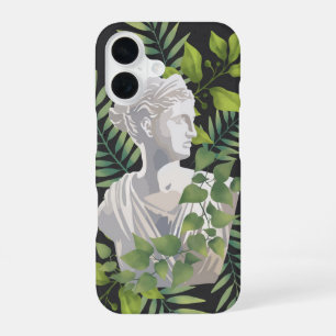 Neo-Classic Botanica – Grieks-Romeins Buste iPhone 16 Hoesje