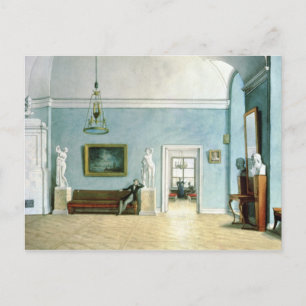Neo-Classical Interior, c.1820 Briefkaart