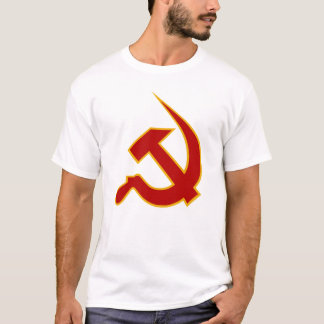 Neo Dark Red & Yellow Hammer & Sickle T-shirt