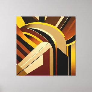 NEO GEO MODERN GEOMETRISCH ONTWERP CANVAS AFDRUK