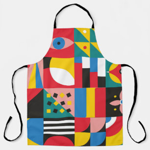 Neo Geometric Illustration. Geometrische vormen en Schort