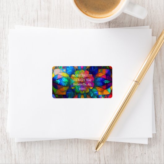 NEO-Glas in lood Etiket (Insitu)