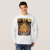 Neo-gnostische drie-eenheid: geest, wetenschap en t-shirt (Voorkant volledig)