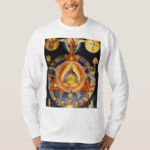 Neo-gnostische drie-eenheid: geest, wetenschap en  t-shirt (Voorkant)