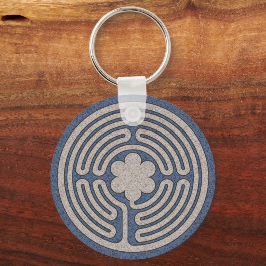 Neo Medieval Labyrinth Sleutelhanger (Voorkant)
