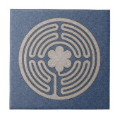 Neo-Medieval Labyrinth Tile Tegeltje (Voorkant)