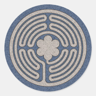 Neo middeleeuwse labyrint Stickers