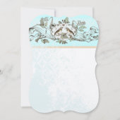 Neo Mint Birds Oak Tree Weddenschap Kaart (Voorkant)