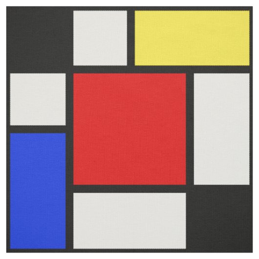 Neo-Plasticisme 2 Stof (Swatch)