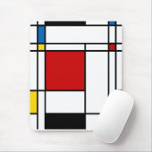 neo-plasticisme Mondriaan stijl Muismat (Met muis)