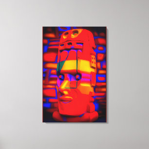 Neo-Polynesische Canvas Afdruk