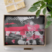 Neo Pop roze tissuepapier (Geschenk)