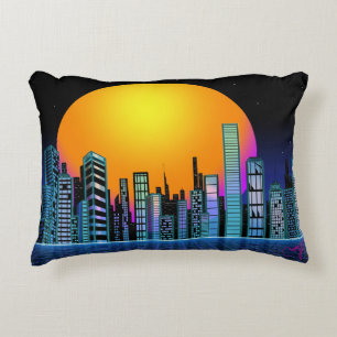 Neo Retro City Sierkussen Accent Kussen