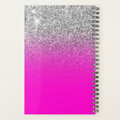 Néo Rose Argent Paillettes Ombre Nom (Dos)