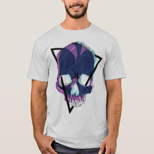 Neo Schedel – Vaporwave Cyberpunk Schedel T-shirt