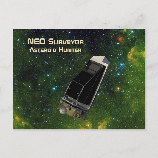 NEO Surveyor Asteroid Hunter Briefkaart (Voorkant)