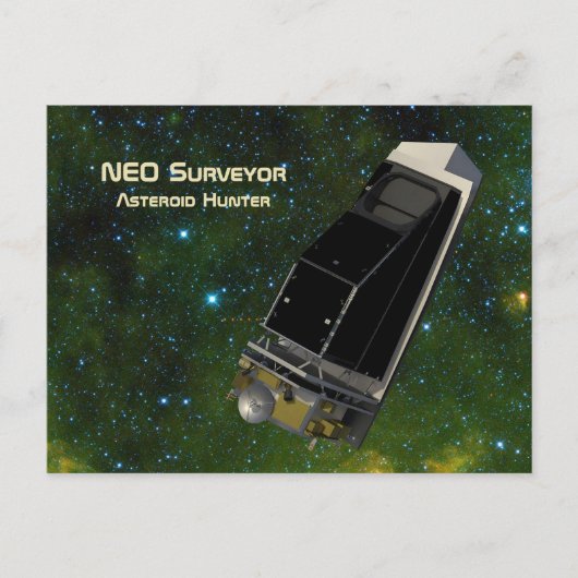 NEO Surveyor Asteroid Hunter Briefkaart (Voorkant)