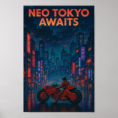 Neo-Tokyo Awaits Poster (Voorkant)