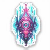 Neo-Tribal Sigil Sticker (Voorkant)