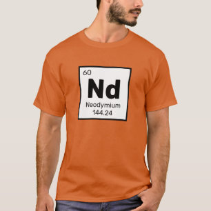 Neodyme / Tableau Périodique - T-shirt Élément Nd