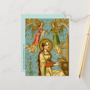 NeoGothic St. Cecilia of Rome (in detail; BNG 02) Briefkaart