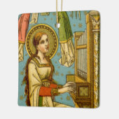 NeoGothic St. Cecilia of Rome (in detail; BNG 02) Keramisch Ornament (Links)