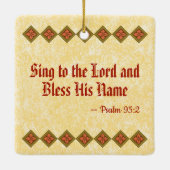 NeoGothic St. Cecilia of Rome (in detail; BNG 02) Keramisch Ornament (Achterkant)