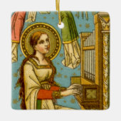 NeoGothic St. Cecilia of Rome (in detail; BNG 02) Keramisch Ornament (Voorkant)