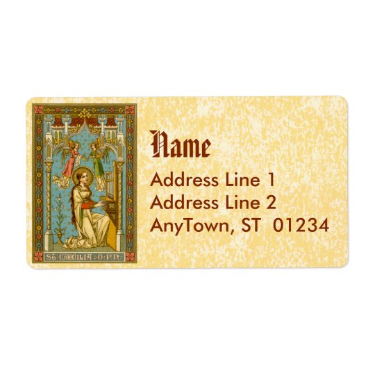 NeoGothic St. Cecilia van Rome (BNG 02) Etiket (Voorkant)