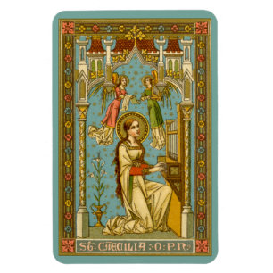 NeoGotische St. Cecilia van Rome (BNG 02) Magneet