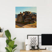 "Neolithic namiddag" door Maynard Dixon Poster (Thuiskantoor)