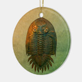Neometacanthus Fossil Trilobite Keramisch Ornament (Links)