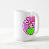 Neomotoko's Sub Love Emote Mug (Devant droit)