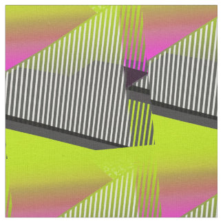 Neon 80s Abstract patroon Stof