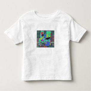 neon 90s rasterontwerp 80s kinder shirts