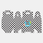 Neon 90s Retro Five viert vijfde verjaardag Bedankdoosjes (Ongevouwen)