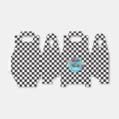 Neon 90s Retro Nine viert zijn negende verjaardag Bedankdoosjes (Uitgevouwen)